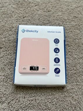 Etekcity Pink Digital Kitchen Scale